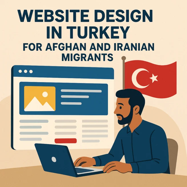 طراحی سایت در ترکیه برای افغان‌ها و ایرانی‌های مهاجر