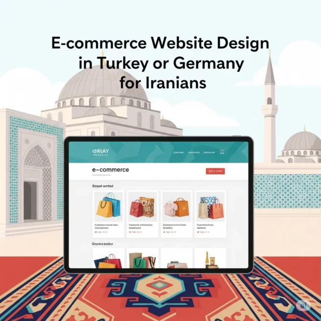 طراحی سایت فروشگاهی در ترکیه یا آلمان برای ایرانیان
